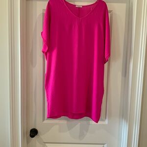 JODIFL Hot Pink Women's Tunic/Dress